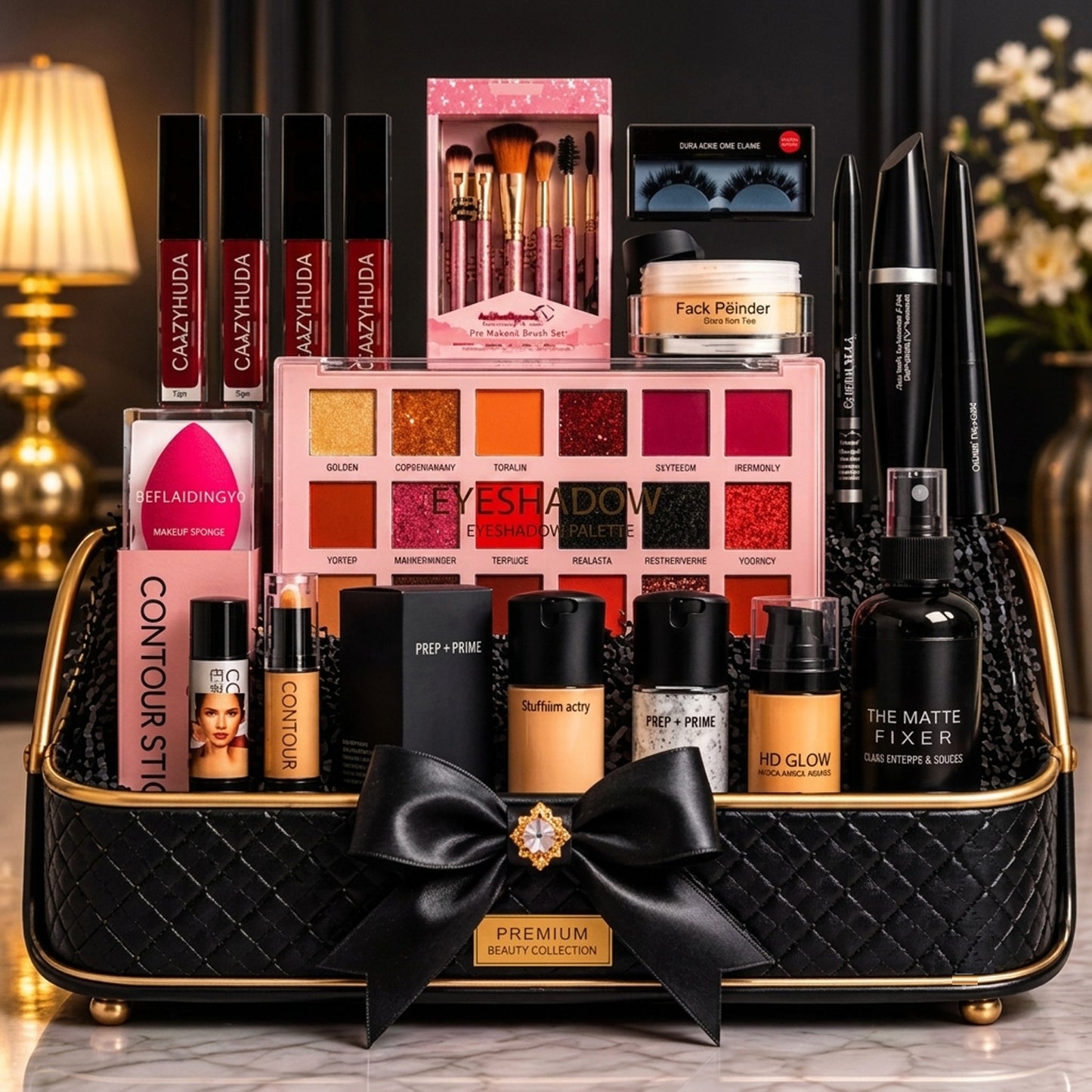 Luxury Glam Makeup Collection Kit – 15+ Beauty Essentials Gift Set